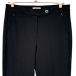 Maeve Anthropologie  Ankle Zip‎ Slim Pants Black Size 6 Minimalist Contemporary Photo 5