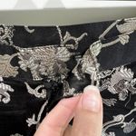 Chico's Vtg ‎ Design Silk Blend Embroidered Pants Size 2 Dragon Floral Artsy Photo 2