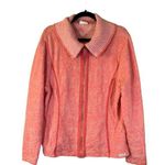 Blue Willi's Danish Coral Pink Full Zip Cardigan Women's Size XXL Photo 0