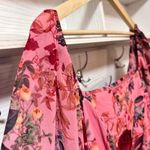 Torrid  Pink Rose Smocked Milkmaid Puffy Babydoll Tiered Glam Dress Women Size 4x Photo 11