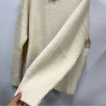 Lucy Paris NWT  m wool blend Cozy Cream long sleeve Sweater Photo 13