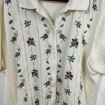 Alfred Dunner XL Embroidered Floral Button-Front Top Photo 1