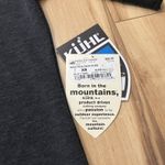 Kuhl  Women's Rhea 1/2 Sleeve T Shirt Gray French Terry Keyhole Back Athlesiure Photo 4