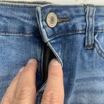 KanCan Size 5 26 Skirt Denim Distressed Raw Hem Mini Blue Jean Stretch Women’s Photo 8