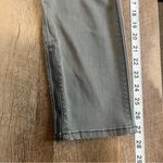 White House | Black Market Gray Skimmer Denim Jeans Women Size 8 Side Ankle Zipper Photo 7