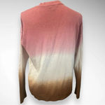 J.JILL Sunset Ombre Dip Dyed Button Up Cardigan Small | EUC Pink Photo 1