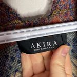 Akira  boho tribal print fringed poncho Photo 4