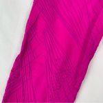 Onzie  women's small medium pink leggings laser cut out barbie bright gym lulu Photo 11