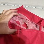 Vintage Byer Too Women's Sleeveless Spaghetti Strap Mini Dress Coral Pink Size 9 Pink Photo 7