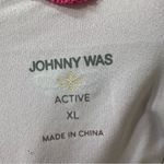 Johnny Was  Pink Lace Bee Active High Low Mesh Contrast Top, Size Extra Large Photo 11