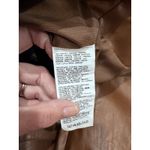 Piombo Brown Faux Leather Mini Skirt US 12 NEW Photo 4