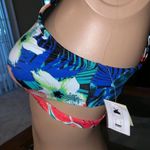 Urban Sea Dark Jungle Wrap Neck Crop Bra Top Photo 2