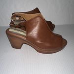 B.o.c. Shoes Womens Size 9 Brown Peep Toe Slingback Sandal Heels Platform Photo 1