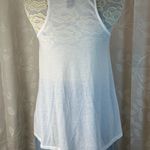 H&M  White Lace Halter Tank Top Small‎ Boho Festival Summer Casual Flowy Photo 2