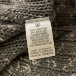 Helmut Lang  Knit Sweater Gray Linen Blend Deep V Hem Detail Pullover P Photo 4