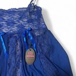 Avidlove Luxurious Royal Blue Lace Chemise Photo 1