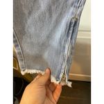 Princess Polly  Jeans Size 4 High Rise Distressed Raw Hem Festival Grunge NWT Photo 3
