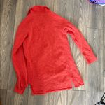 Free People  orange wool cardigan jacket coat oversized knit trench Photo 13