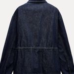 ZARA Z1975 ADJUSTABLE WAIST DENIM OVERSHIRT Photo 2