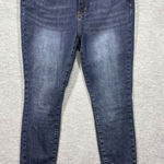 Judy Blue  Jeans 15/32 Skinny Fit Distressed Hem Jeans‎ Shark Bite Photo 0