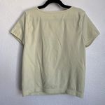 Free People  Intimately Fitted Short Sleeve Tee T-shirt in Pale Yellow Photo 1