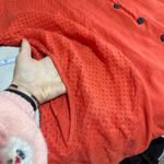 Cynthia Ashby Linen Button Front Shirt Top Orange Womens Size M Lagenlook Size M Photo 7