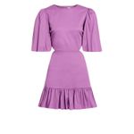 Veronica Beard  Purple Sheath Mini Dress with Puff Sleeves Size 6 NWT Photo 1