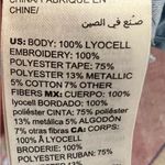 Chico's Petite Embroidered Boho Lyocell Jacket Festival Coastal Open Blue OP 4P Photo 10