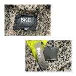 BKE Jacket Womens L Animal Print Faux Fur Gray Peacoat Double Breasted Cheetah Photo 4