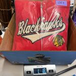 NHL Chicago Blackhawks L Full‎ Zip Sherpa Hoodie Pockets Warm Fall Hockey Fan Red Size L Photo 9