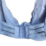 Aerie  unlined plunge 36D baby blue lace bra Photo 3