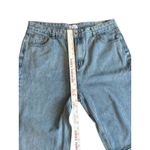 Pink Lily Baggy High Rise‎ Wide Leg Distressed Jeans  Light Wash Denim Size 32 Photo 6