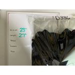 Chico's  Travelers Sz 2 L Button Front Blazer Cardigan Slinky Black Stretch Office Photo 3