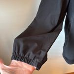 Chico's Black Bomber Jacket with Stand-Up Collar and Textured Fabric size 3 Photo 4