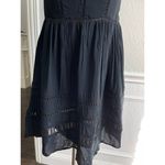 Sam Edelman  Black Lace Crochet Trim Dress Photo 6