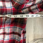 Love Tree  Size Large Plaid Long Sleeve Shirt Dress Photo 4