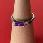 Bomb Party RBP5950 “Reminders of You” LG Fire Opal on Rhodium Size 8 Ring NWT Photo 0