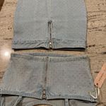 Nana Macs  Denim Rhinestone Skirt Set Photo 3