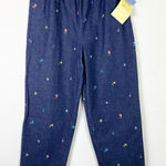 Denim & Co. Dark Wash Denim Floral Embroidered High Rise Jeans Size M Blue Size M Photo 0