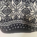 Alps Vintage Snowflake Pattern 100% Wool Cardigan Sweater Photo 7
