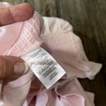 Ann Taylor blouse smocked flutter capped sleeve small NEW Pink Ruffle Sleeve Top Photo 4