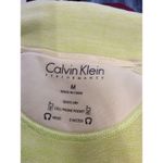 Calvin Klein  Medium Quick Dry Cell Phone Pocket Lime Green Zip Up Jacket Photo 4