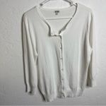 14th & Union Vintage  Size XL White Cardigan Sweater Photo 2