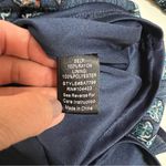 Blu Pepper  floral lined blouse size large Photo 7