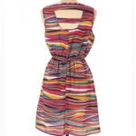 Red Camel open bar back colorful dress size medium Photo 1