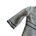 Lafayette 148 New York Black White Tweed Blazer Jacket Snap Closure Size 6 Women Photo 2