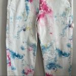 Wild Fable Highest Utility Pants Stretch Jeans White Tie Dye 2 Photo 5