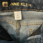 Anne Klein  Dark Blue Jeans Mid Rise Skinny Size‎ 12 Photo 4