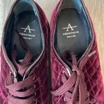 Aquatalia  Glenda Quilted Velvet Shoes Size 5.5 Photo 4