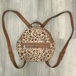Wild Fable  Faux Leather Mini Backpack Purse Leopard Print Medium Bag Adjustable Photo 0